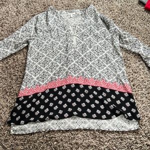 Light weight patterned blouse